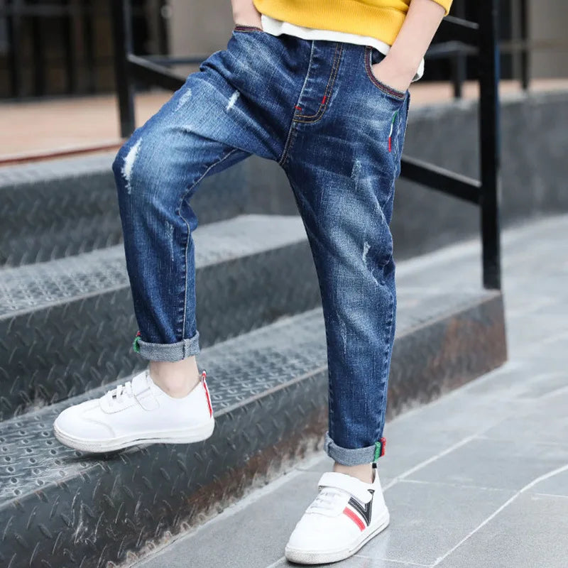 3-12 Style Jean Slim Fit Tendances pour Garçons).