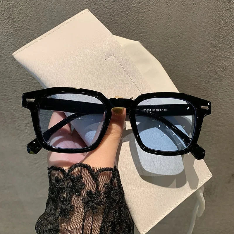 Lunettes de Soleil Rectangulaires Y2K Vintage