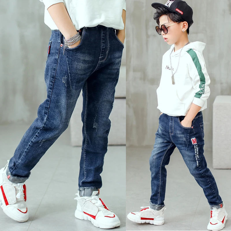 3-12 Style Jean Slim Fit Tendances pour Garçons).