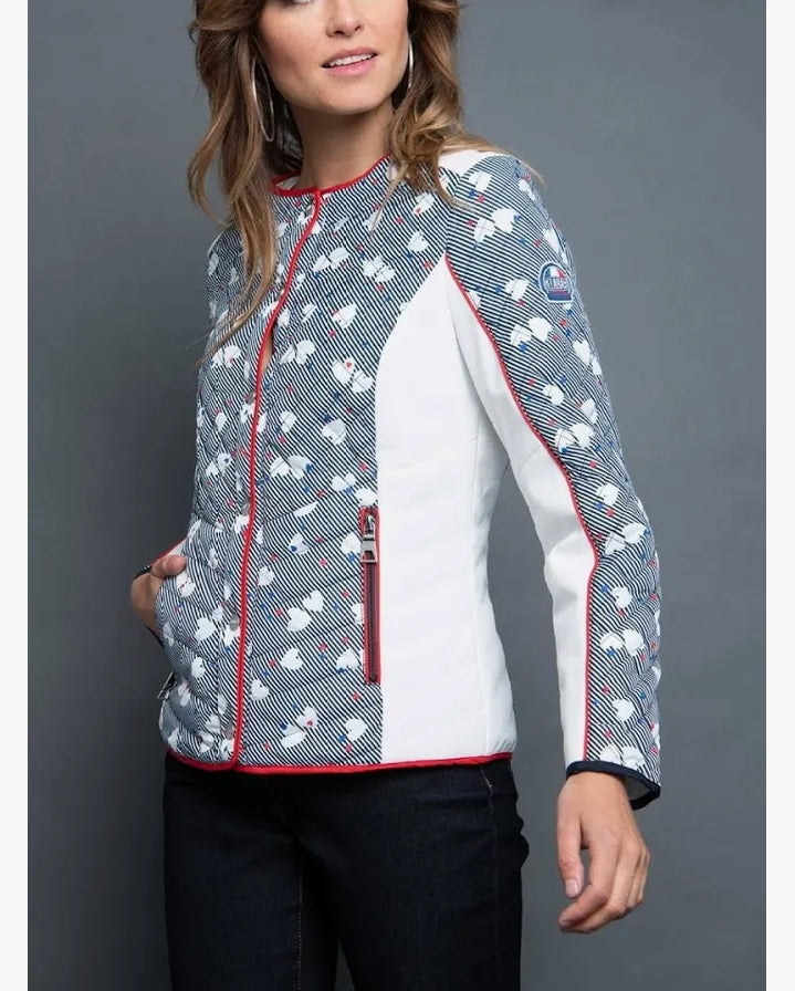 Veste Tendance Imprimée Motif Géométrique