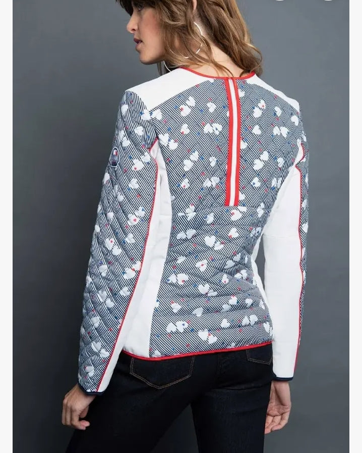 Veste Tendance Imprimée Motif Géométrique