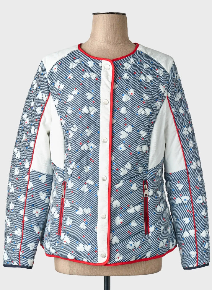 Veste Tendance Imprimée Motif Géométrique